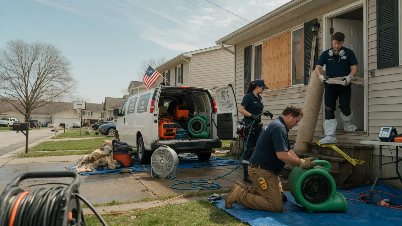 Water Damage Restoration in Henderson, MI near me